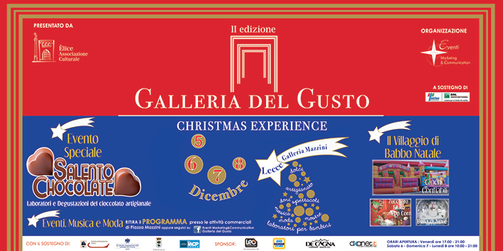 Galleria del Gusto- Lecce- Agenzia Eventi Marketing & Communication 
